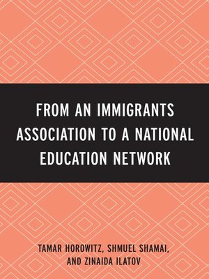 cover image of From an Immigrant Association to a National Education Network